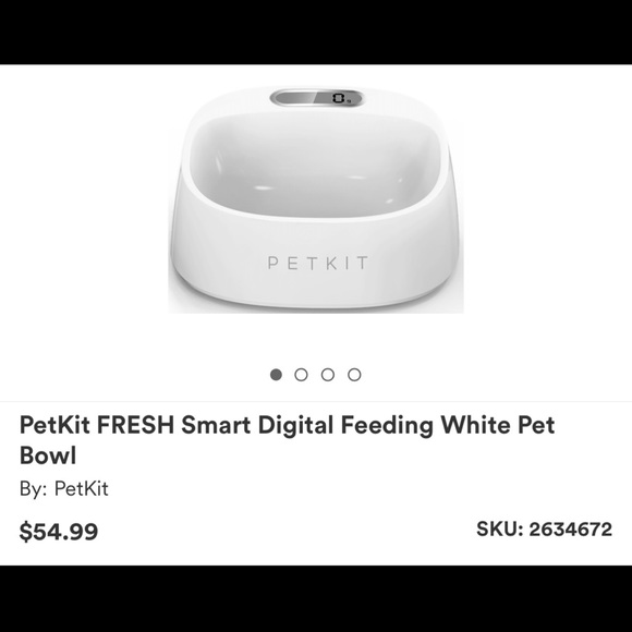 pet smart feeding bowl - Picture 2 of 2
